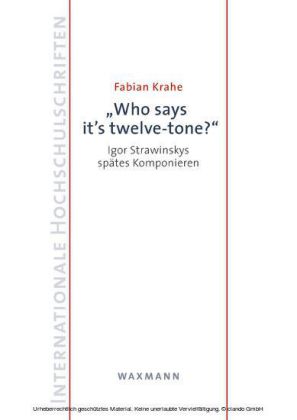 'Who says it's twelve-tone?'