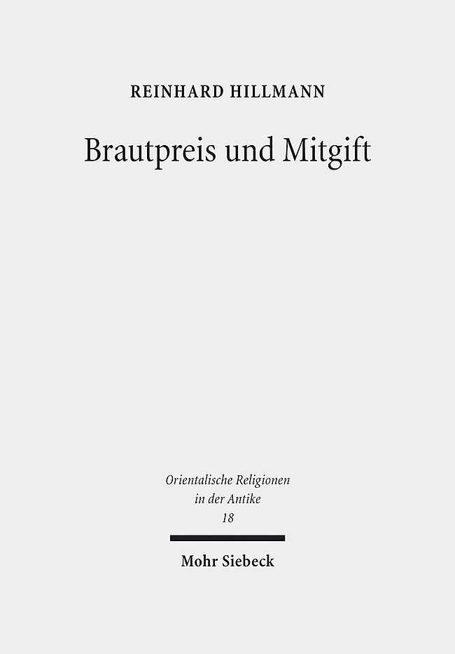 Brautpreis und Mitgift main product photo