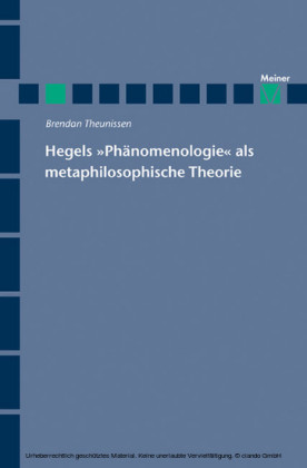 Hegels »Phänomenologie« als metaphilosophische Theorie