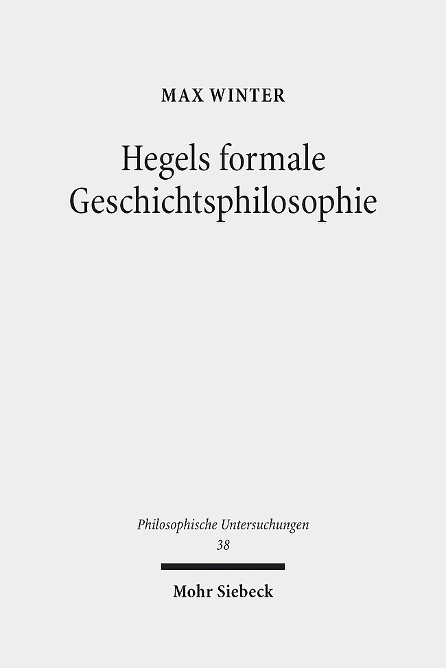 Hegels formale Geschichtsphilosophie main product photo