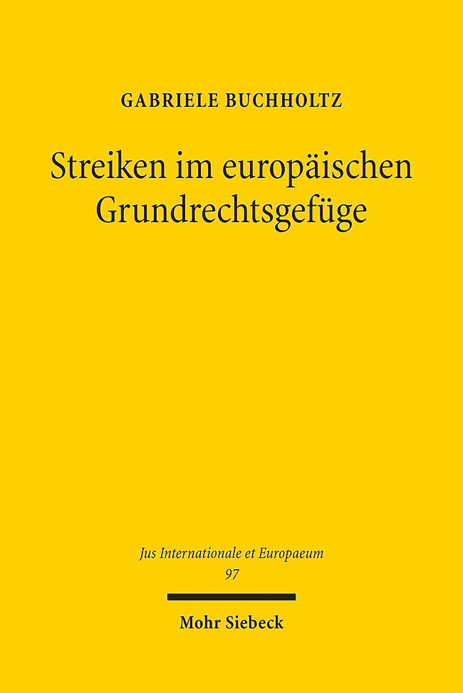 Streiken im europäischen Grundrechtsgefüge main product photo