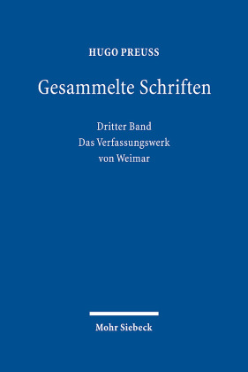 Das Verfassungswerk von Weimar