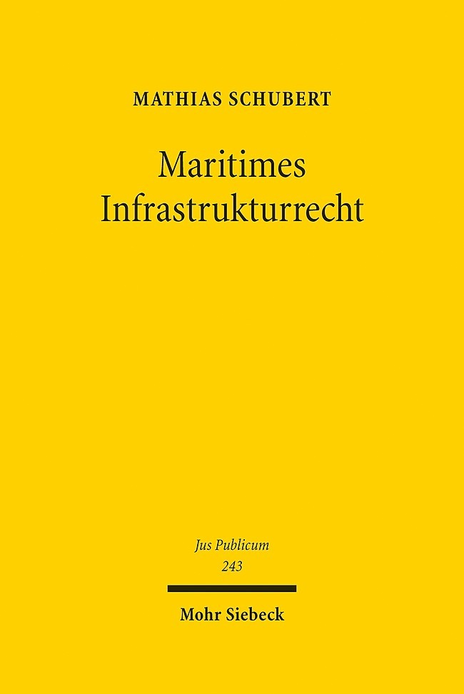 Maritimes Infrastrukturrecht main product photo
