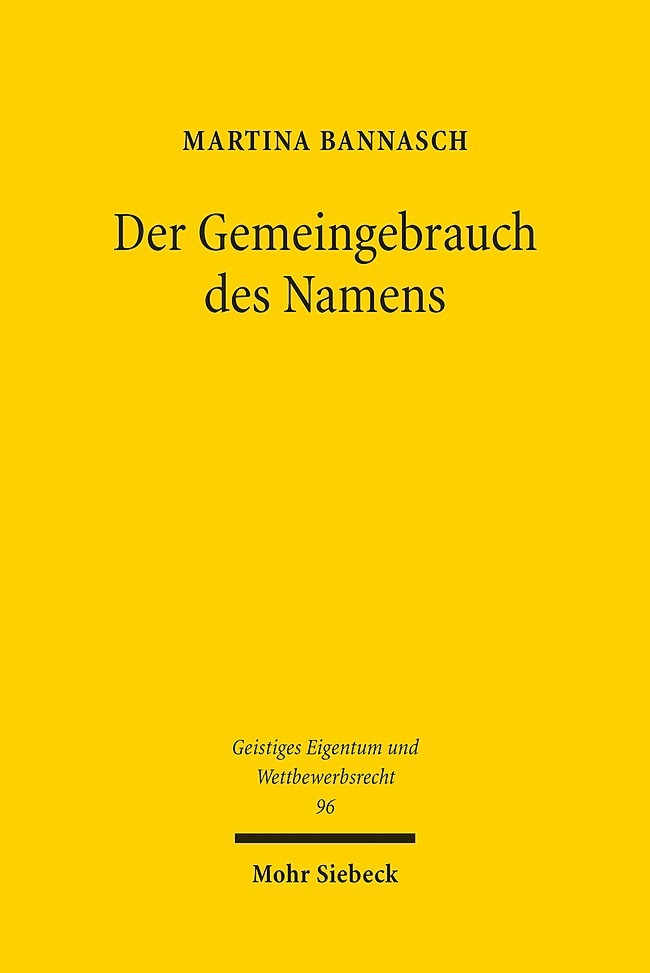 Der Gemeingebrauch des Namens main product photo