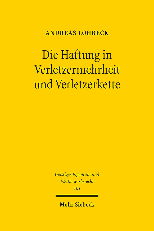 Die Haftung in Verletzermehrheit und Verletzerkette main product photo