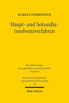 Haupt- und Sekundärinsolvenzverfahren