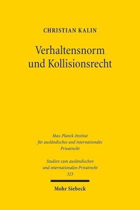 Verhaltensnorm und Kollisionsrecht