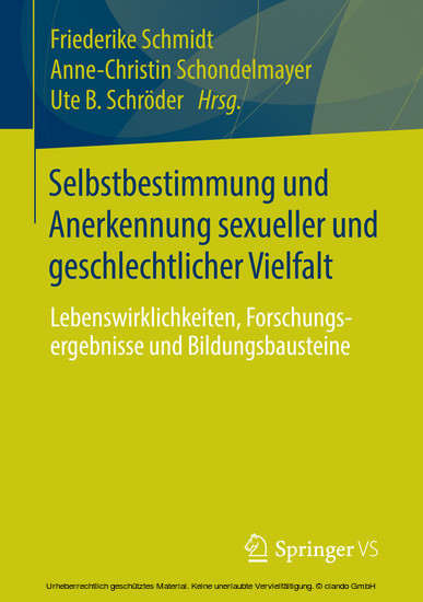Selbstbestimmung und Anerkennung sexueller und geschlechtlicher Vielfalt main product photo