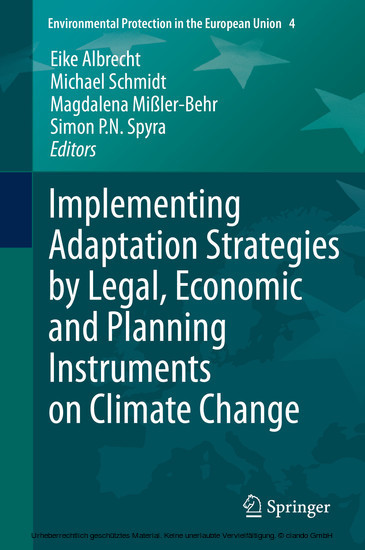Implementing Adaptation Strategies by Legal, Economic and Planning Instruments on Climate Change main product photo