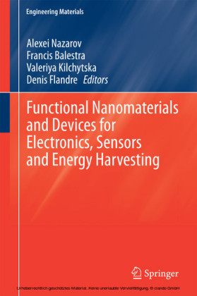 Functional Nanomaterials and Devices for Electronics, Sensors and Energy Harvesting
