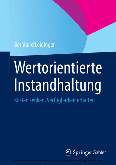 Wertorientierte Instandhaltung main product photo