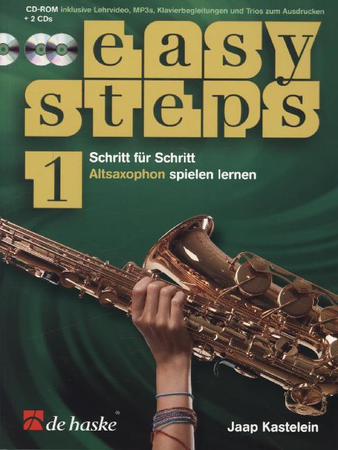 Easy Steps für Altsaxophon, m. 2 Audio-CDs + CD-ROM. Vol.1 main product photo