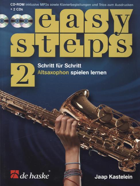 Easy Steps für Altsaxophon, m. 2 Audio-CDs + CD-ROM. Vol.2 main product photo
