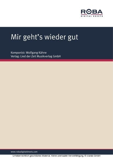 Mir geht's wieder gut main product photo