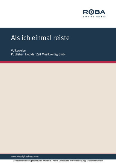 Als ich einmal reiste main product photo
