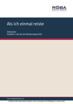 Als ich einmal reiste