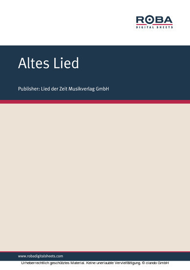 Altes Lied main product photo