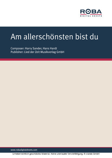Am allerschönsten bist du main product photo
