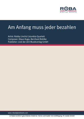 Am Anfang muss jeder bezahlen