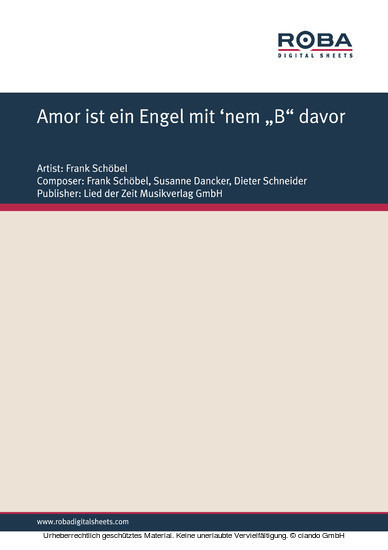 Amor ist ein Engel mit 'nem 'B' davor main product photo