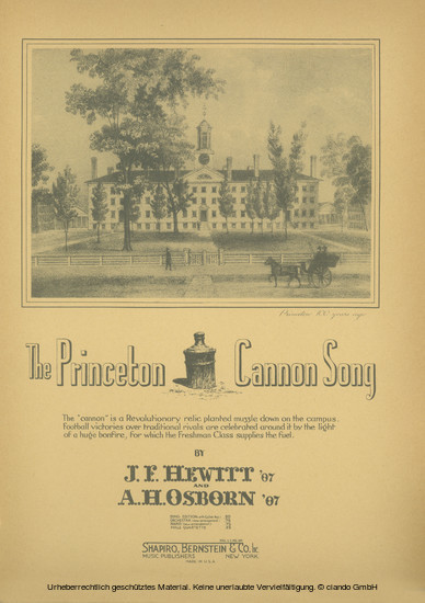 The Princeton Cannon Song main product photo