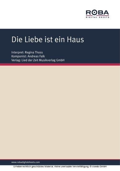 Die Liebe ist ein Haus main product photo