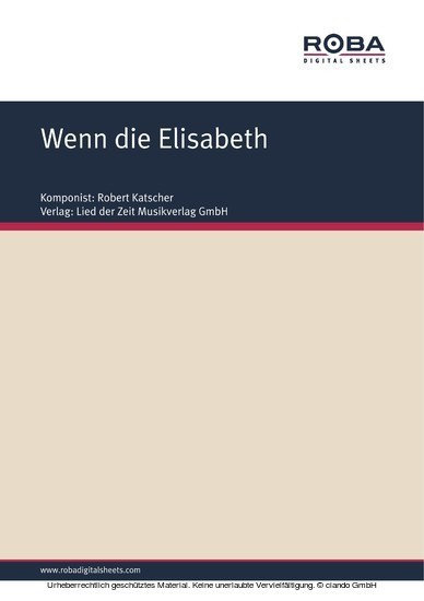 Wenn die Elisabeth main product photo
