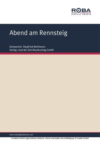 Abend am Rennsteig main product photo