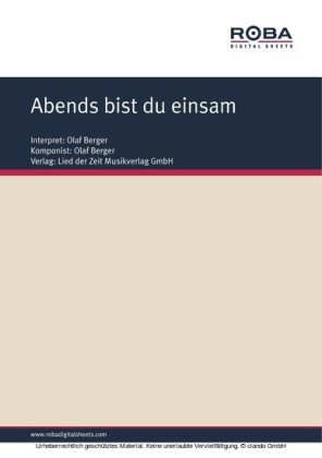 Abends bist du einsam