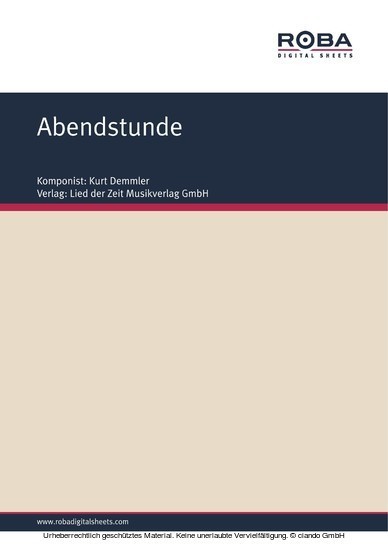 Abendstunde main product photo