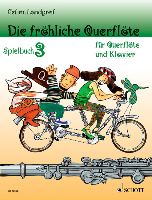 Die fröhliche Querflöte, Spielbuch für 1-2 Flöten u. Klavier. Bd.3 main product photo