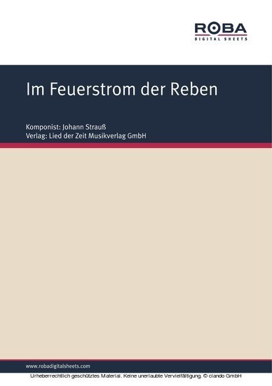 Im Feuerstrom der Reben main product photo
