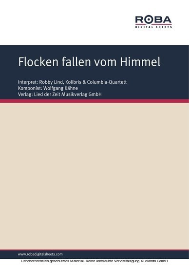Flocken fallen vom Himmel main product photo
