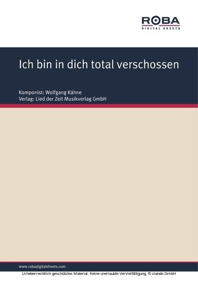 Ich bin in dich total verschossen main product photo