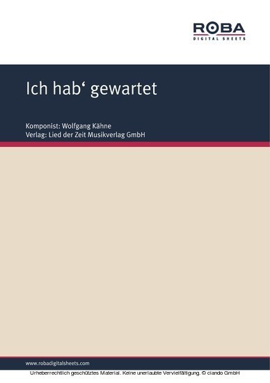 Ich hab' gewartet main product photo