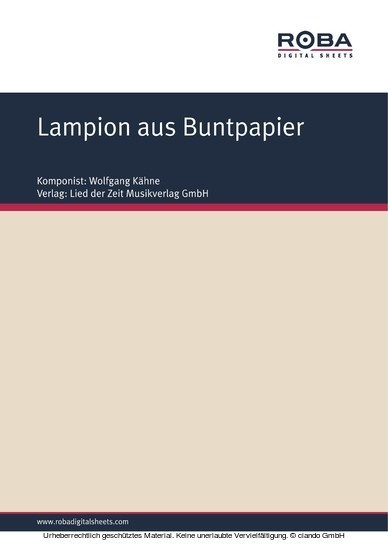 Lampion aus Buntpapier main product photo
