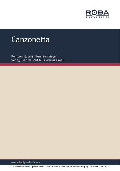 Canzonetta main product photo