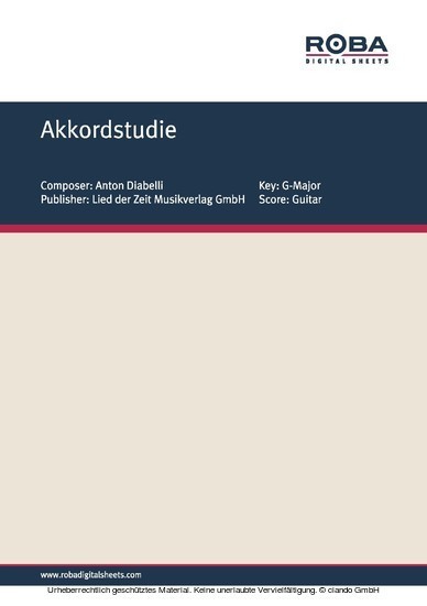 Akkordstudie main product photo