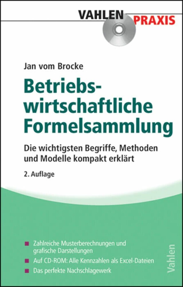 Formelsammlung zur Betriebswirtschaftslehre main product photo