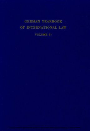 German Yearbook of International Law / Jahrbuch für Internationales Recht.
