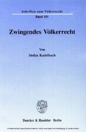 Zwingendes Völkerrecht.