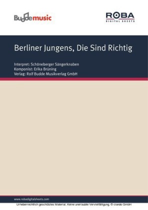 Berliner Jungens, Die Sind Richtig