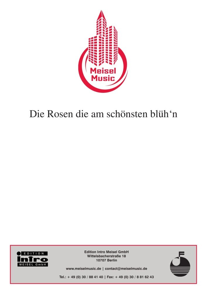 Die Rosen die am schönsten blüh'n main product photo