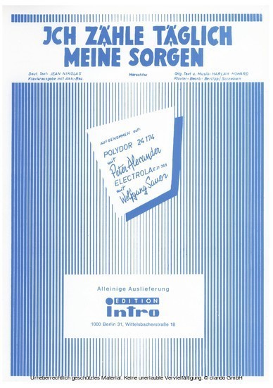 Ich zähle täglich meine Sorgen main product photo