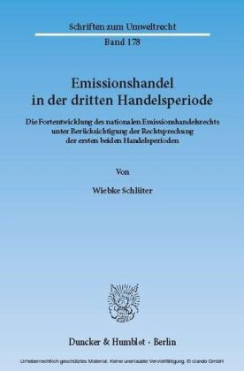 Emissionshandel in der dritten Handelsperiode.