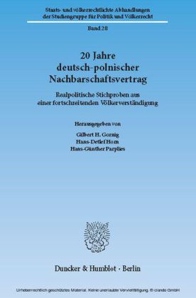 20 Jahre Deutsch-Polnischer Nachbarschaftsvertrag.