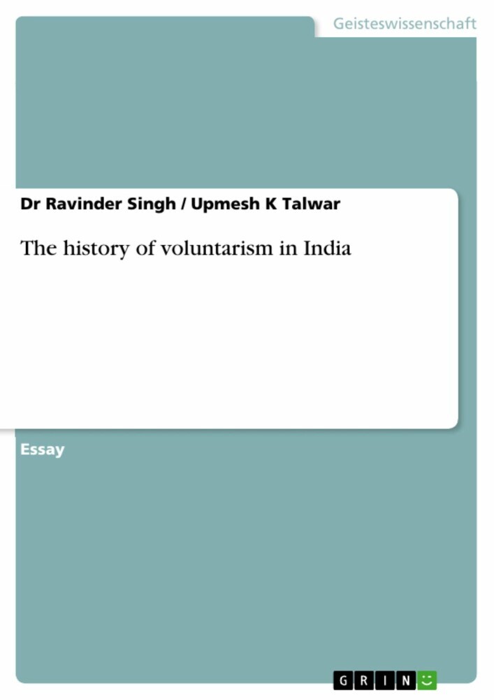 The history of voluntarism in India main product photo