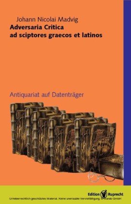 Adversaria Critica. Ad sciptores graecos et latinos