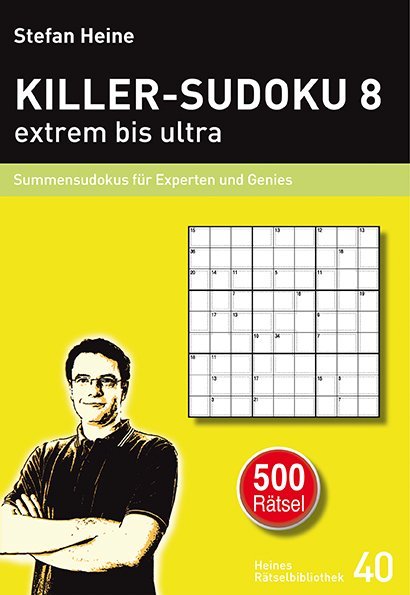 KILLER-SUDOKU 8 - extrem bis ultra. Bd.8 main product photo