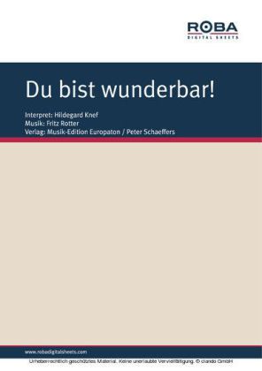 Du bist wunderbar!